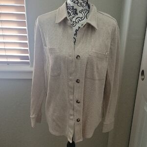 BCX Men's Light Tan Corduroy Shirt Jacket